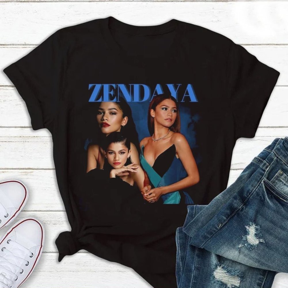Zendaya movie lover pop R&B fan apparel unisex trendy graphic T-Shirt